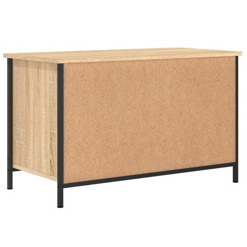 Tv-bord 80x40x50 cm konstrueret træ sonoma-eg