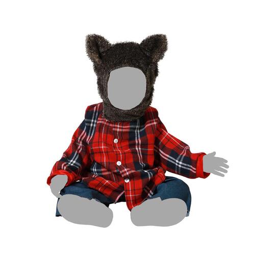 Kostume til babyer Brun Ulv 6-12 måneder