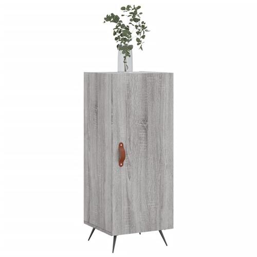 Skænk 34,5x34x90 cm konstrueret træ grå sonoma-eg