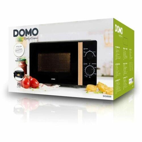 Mikrobølgeovn DOMO Sort 700 W 20 L