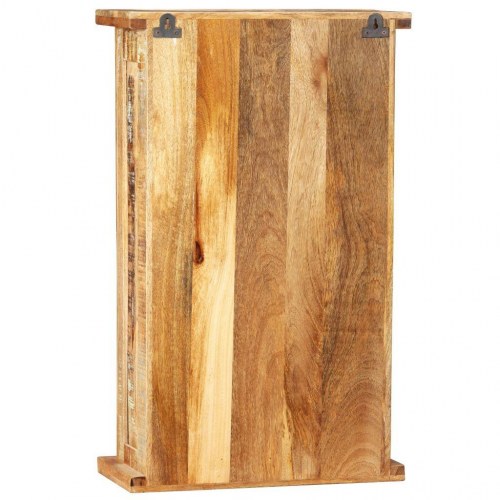 Vægskab 44x21x72 cm massivt genbrugstræ