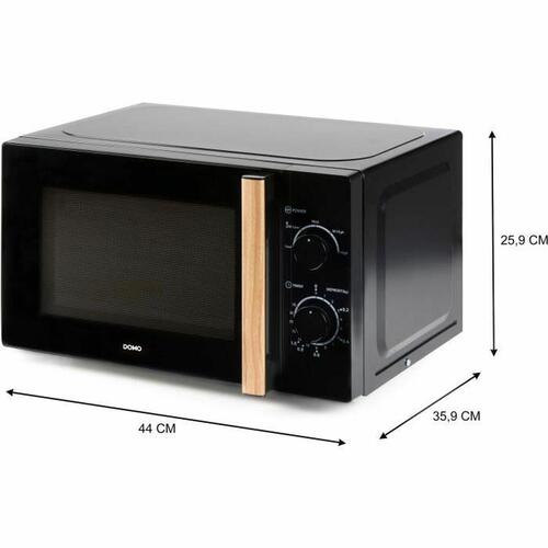 Mikrobølgeovn DOMO Sort 700 W 20 L