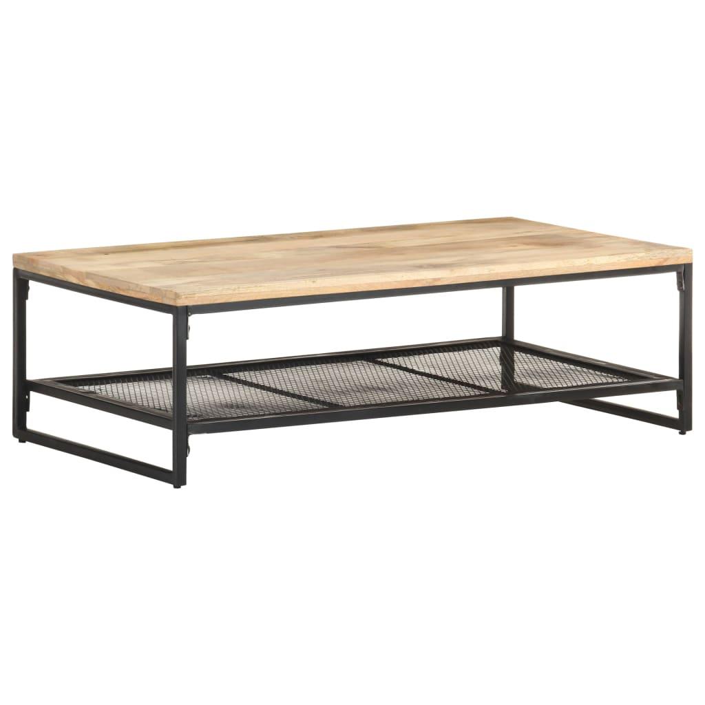 Sofabord 110x60x35 cm massivt mangotræ