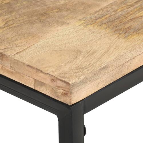 Sofabord 110x60x35 cm massivt mangotræ