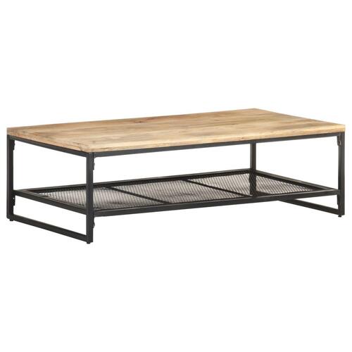 Sofabord 110x60x35 cm massivt mangotræ