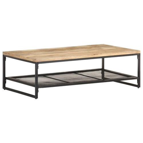 Sofabord 110x60x35 cm massivt mangotræ