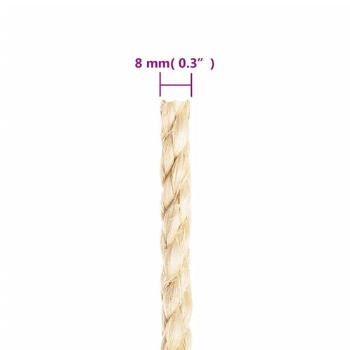 Reb 100 % sisal 8 mm 50 m