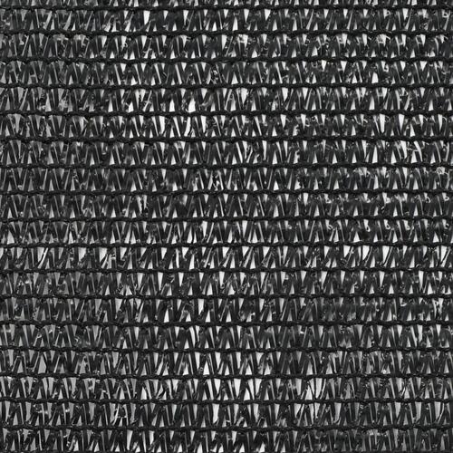Tennisskærm HDPE 1 x 25 m sort