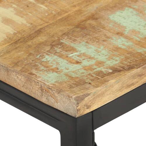 Sofabord 110x60x35 cm massivt genbrugstræ