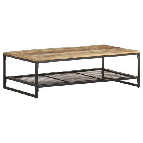 Sofabord 110x60x35 cm massivt genbrugstræ