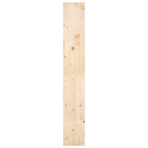 Bogreol/rumdeler 80x30x199,5 cm massivt fyrretræ