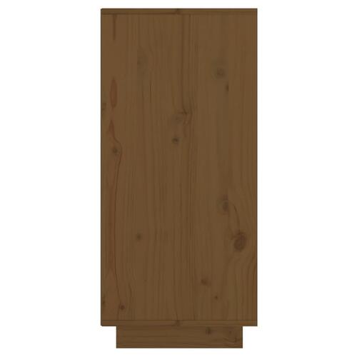 Skænk 60x34x75 cm massivt fyrretræ gyldenbrun