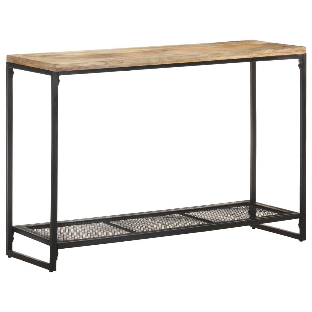 Konsolbord 110x35x75 cm massivt mangotræ