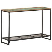 Konsolbord 110x35x75 cm massivt genbrugstræ