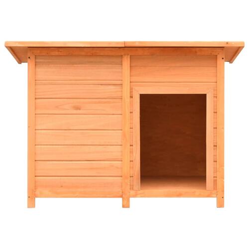 Hundebur 120x77x86 cm massivt fyrre- og grantræ