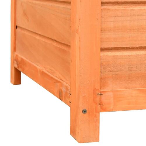 Hundebur 120x77x86 cm massivt fyrre- og grantræ