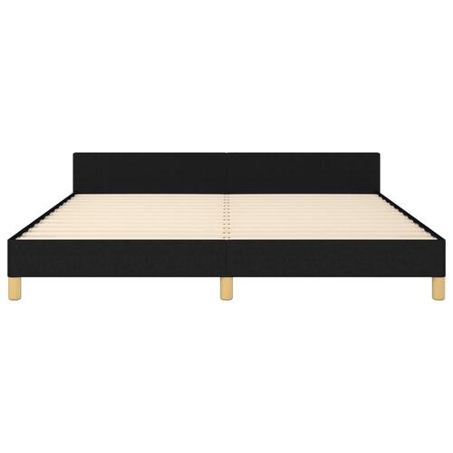 Sengeramme uden madras 180x200 cm stof sort
