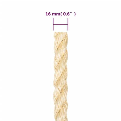 Reb 100 % sisal 16 mm 25 m