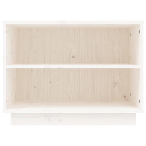 Skoreol 60x34x45 cm massivt fyrretræ hvid