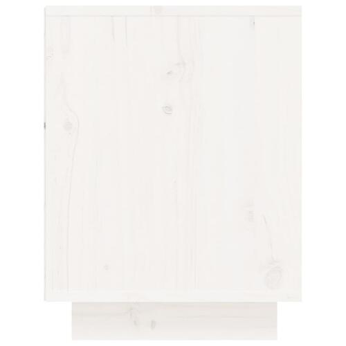 Skoreol 60x34x45 cm massivt fyrretræ hvid