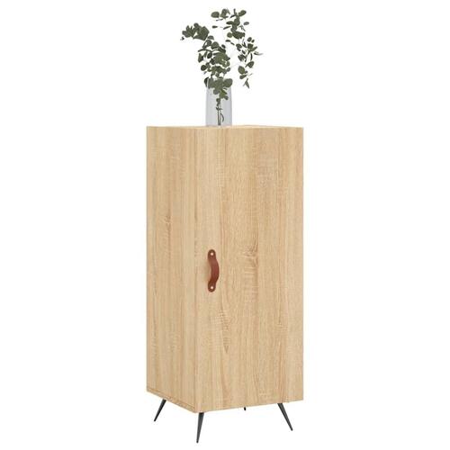 Skænk 34,5x34x90 cm konstrueret træ sonoma-eg