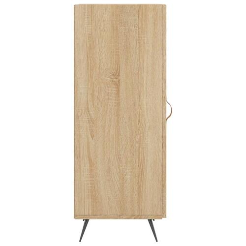 Skænk 34,5x34x90 cm konstrueret træ sonoma-eg