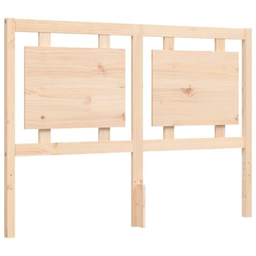 Sengeramme uden madras 140x190 cm massivt fyrretræ