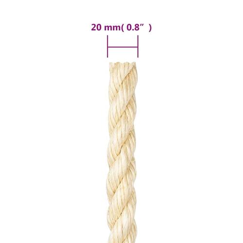 Reb 100 % sisal 20 mm 25 m