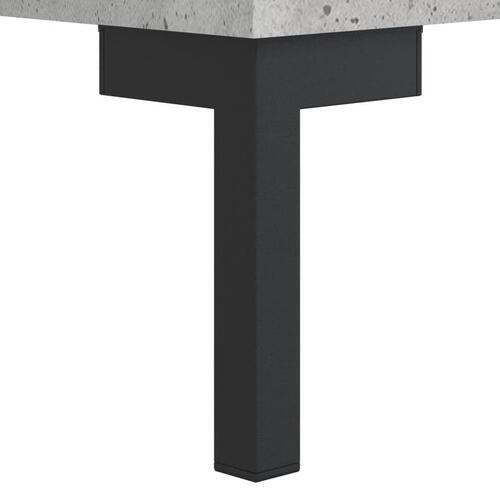 Skænk 69,5x34x90 cm konstrueret træ betongrå