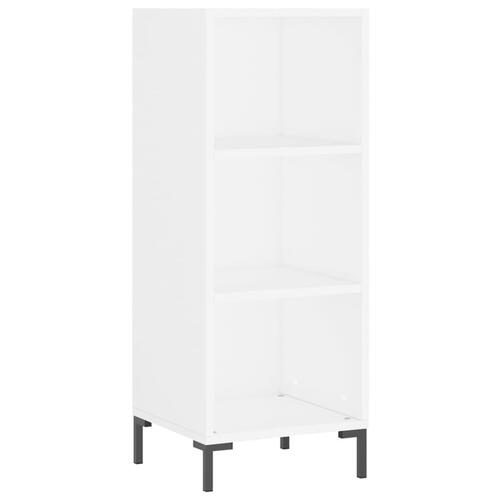 Skab 34,5x34x180 cm konstrueret træ hvid