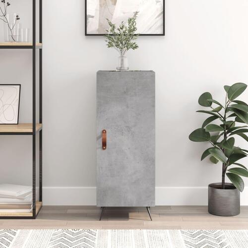 Skænk 34,5x34x90 cm konstrueret træ betongrå