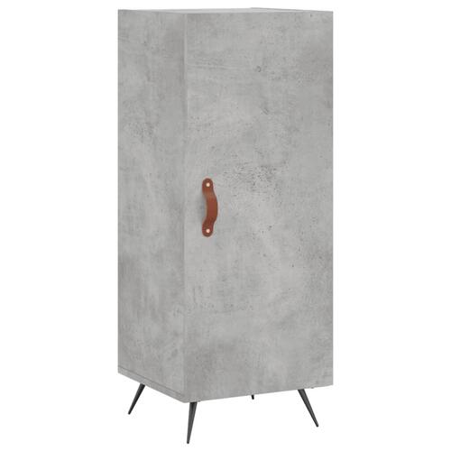 Skænk 34,5x34x90 cm konstrueret træ betongrå