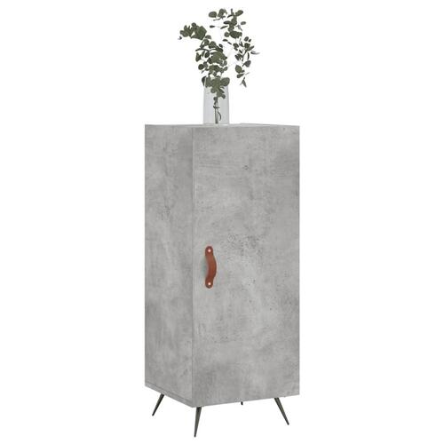 Skænk 34,5x34x90 cm konstrueret træ betongrå