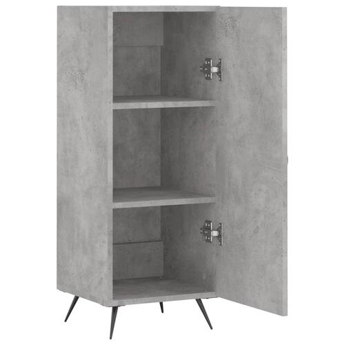 Skænk 34,5x34x90 cm konstrueret træ betongrå