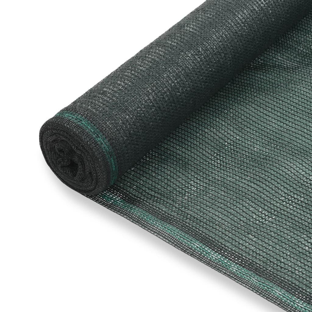 Tennisskærm HDPE 1,2 x 25 cm grøn