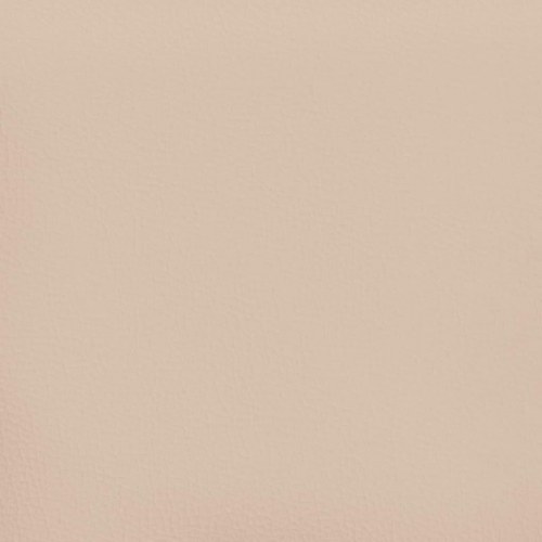 Kontinentalseng 120x190 cm kunstlæder cappuccinofarvet