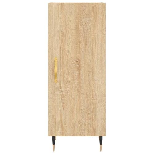 Skænk 34,5x34x90 cm konstrueret træ sonoma-eg