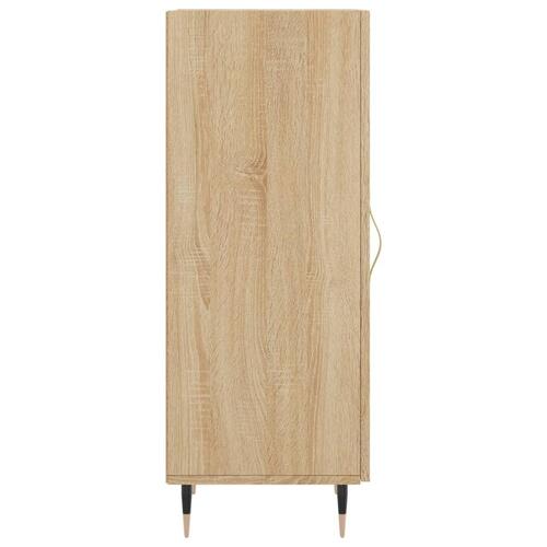 Skænk 34,5x34x90 cm konstrueret træ sonoma-eg