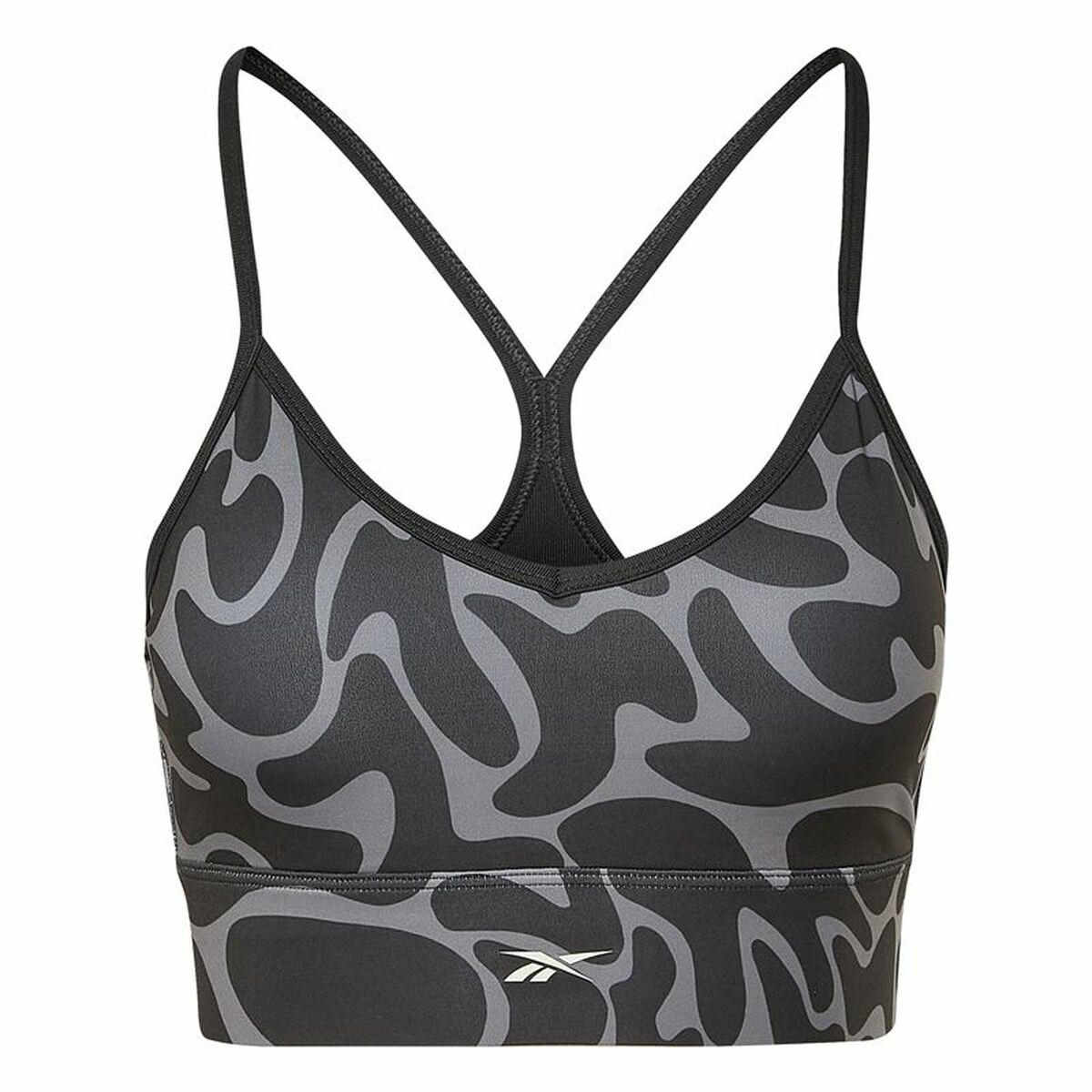 Sports-BH Reebok Workout Ready Sort Grå L