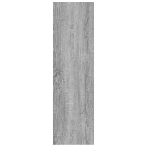 Bogreol/rumdeler 100x30x103 cm grå sonoma-eg