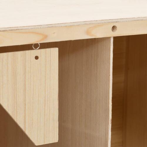 Rugekasse 2 rum 63 x 40 x 45 cm massivt fyrretræ
