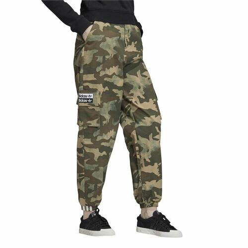 Træningsdragt til voksne underdele Adidas Originals Camo Dame Mørk grøn 34
