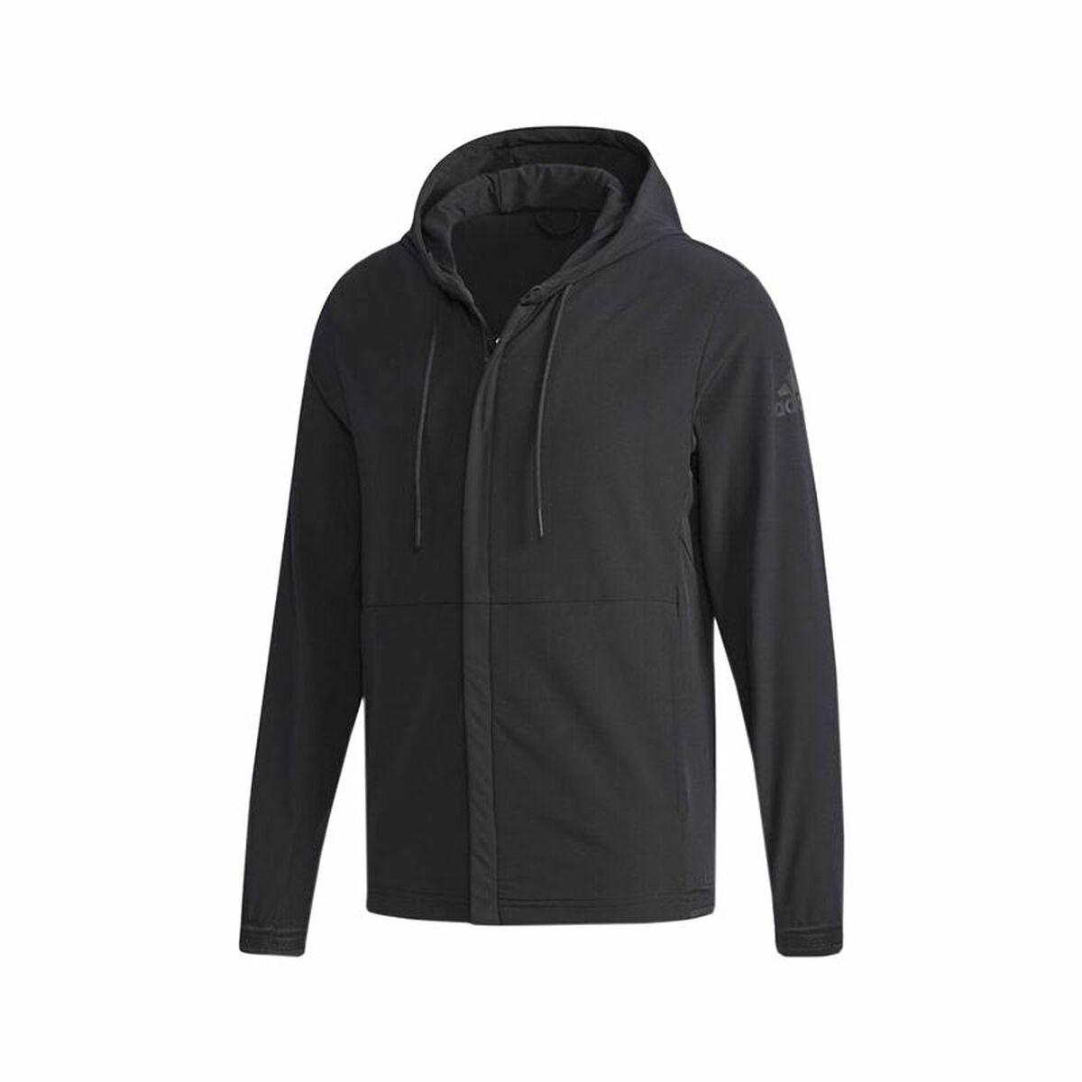 Sportsjakke til Mænd Adidas Woven Sort M