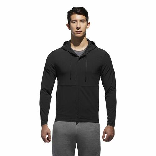 Sportsjakke til Mænd Adidas Woven Sort S