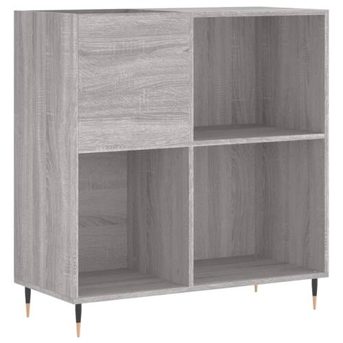 Vinylskab 84,5x38x39 cm konstrueret træ grå sonoma-eg