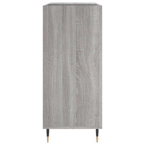 Vinylskab 84,5x38x39 cm konstrueret træ grå sonoma-eg