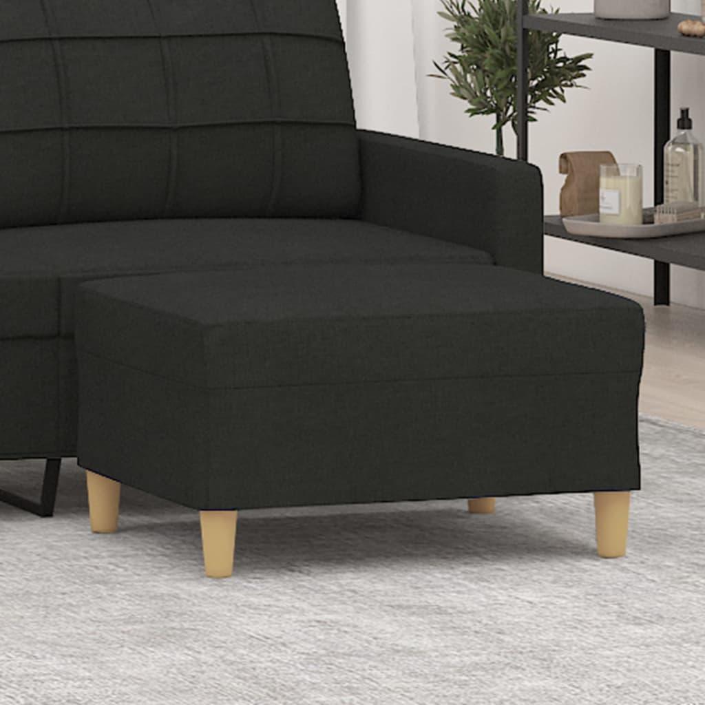 Fodskammel 70x55x41 cm stof sort