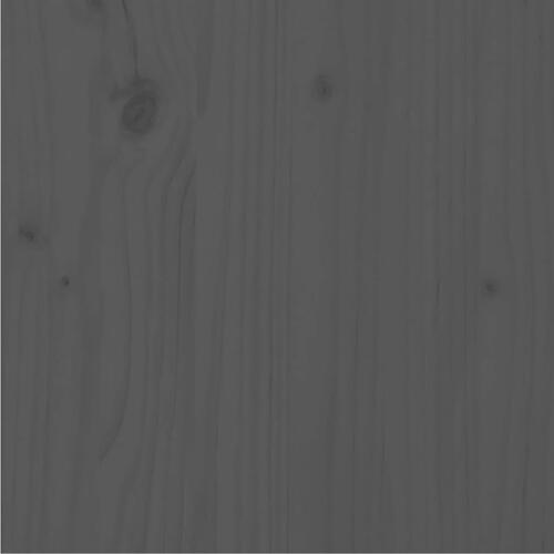 Sengeramme 100x200 cm massivt fyrretræ grå