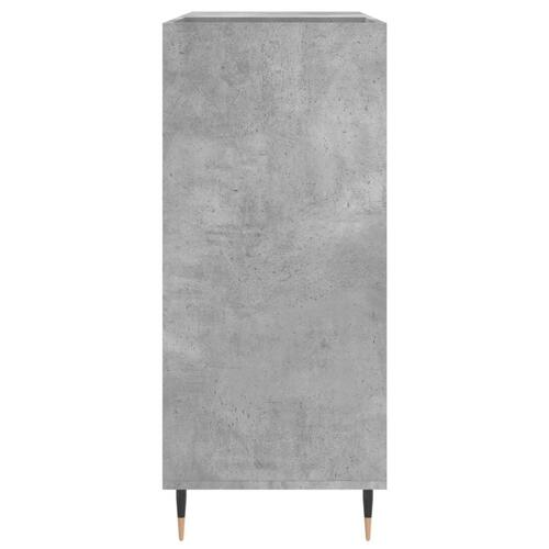 Vinylskab 84,5x38x89 cm konstrueret træ betongrå