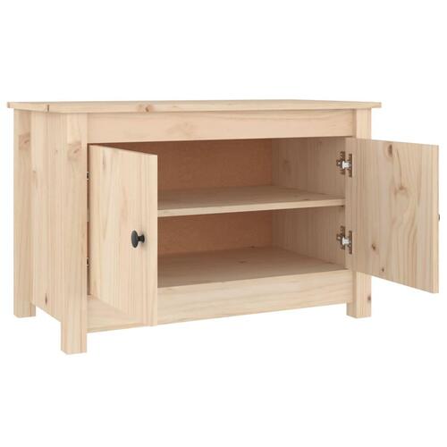 Skobænk 70x38x45,5 cm massivt fyrretræ